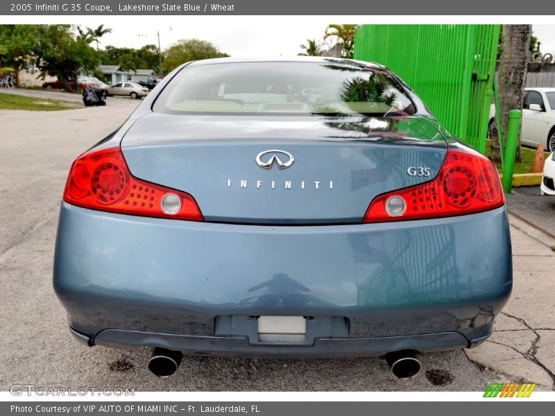 Lakeshore Slate Blue / Wheat 2005 Infiniti G 35 Coupe