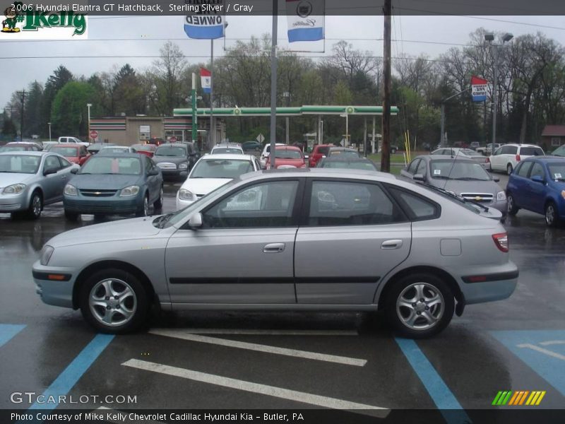 Sterling Silver / Gray 2006 Hyundai Elantra GT Hatchback