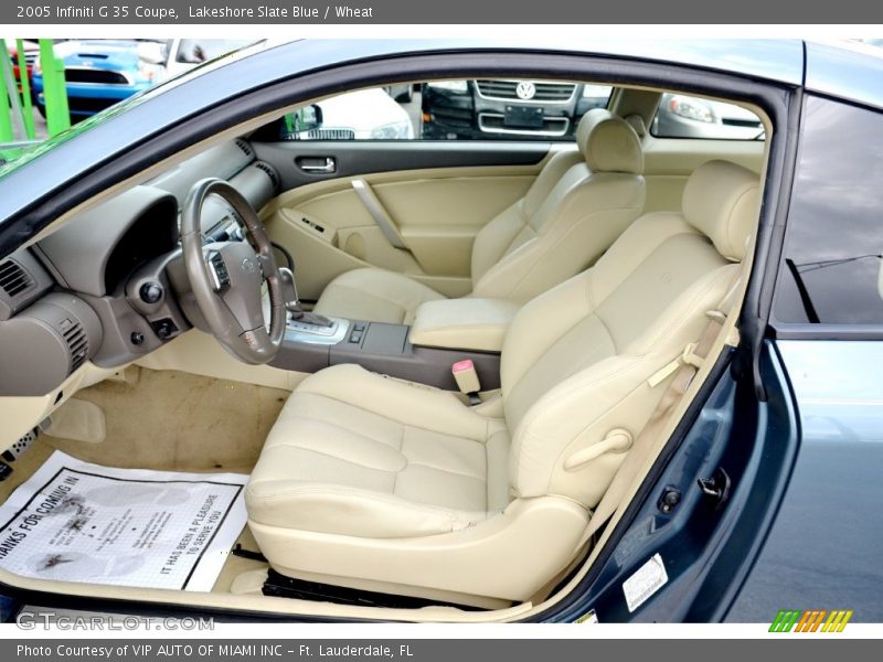 Lakeshore Slate Blue / Wheat 2005 Infiniti G 35 Coupe
