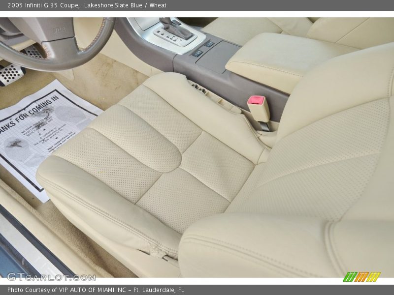 Lakeshore Slate Blue / Wheat 2005 Infiniti G 35 Coupe