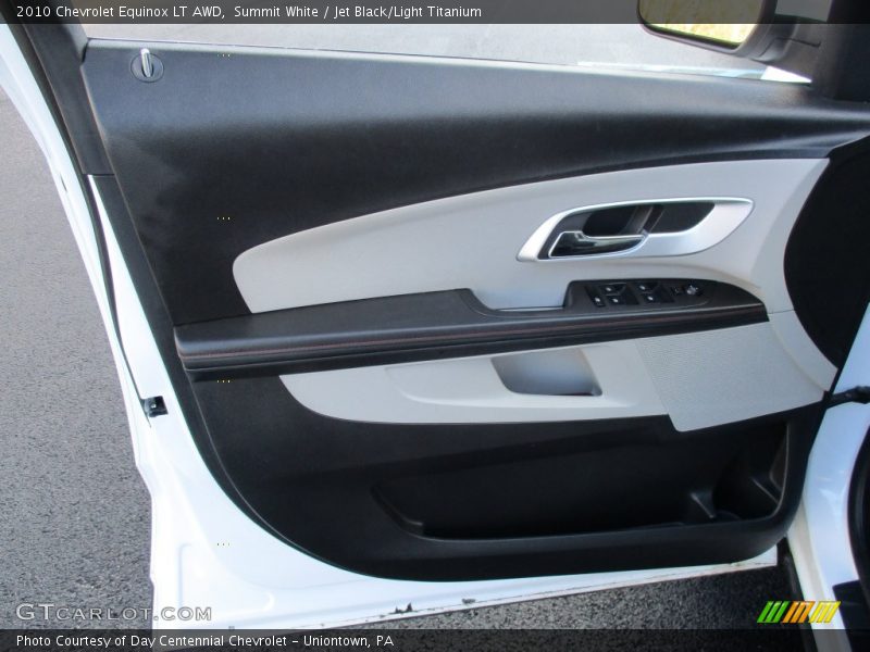 Summit White / Jet Black/Light Titanium 2010 Chevrolet Equinox LT AWD