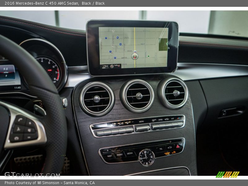 Black / Black 2016 Mercedes-Benz C 450 AMG Sedan