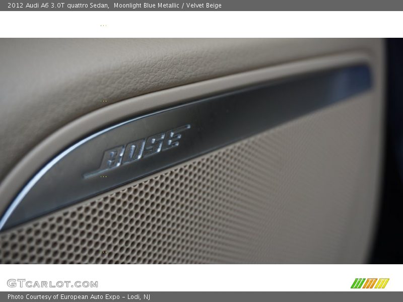 Moonlight Blue Metallic / Velvet Beige 2012 Audi A6 3.0T quattro Sedan