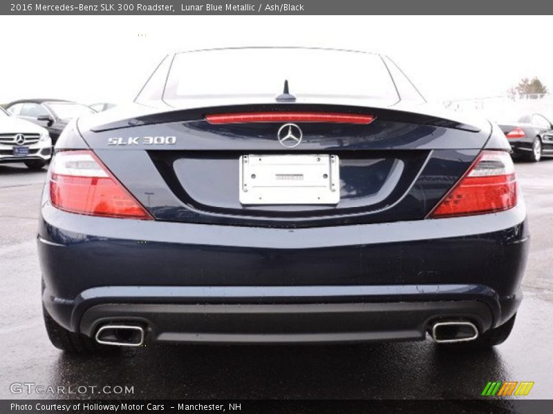 Lunar Blue Metallic / Ash/Black 2016 Mercedes-Benz SLK 300 Roadster