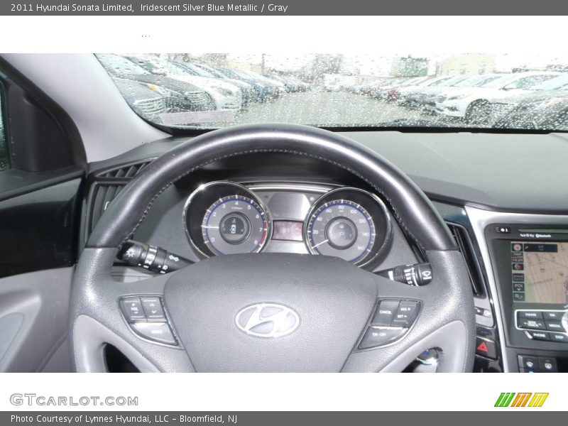 Iridescent Silver Blue Metallic / Gray 2011 Hyundai Sonata Limited