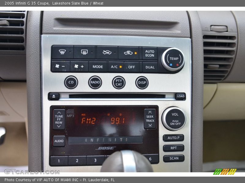 Lakeshore Slate Blue / Wheat 2005 Infiniti G 35 Coupe