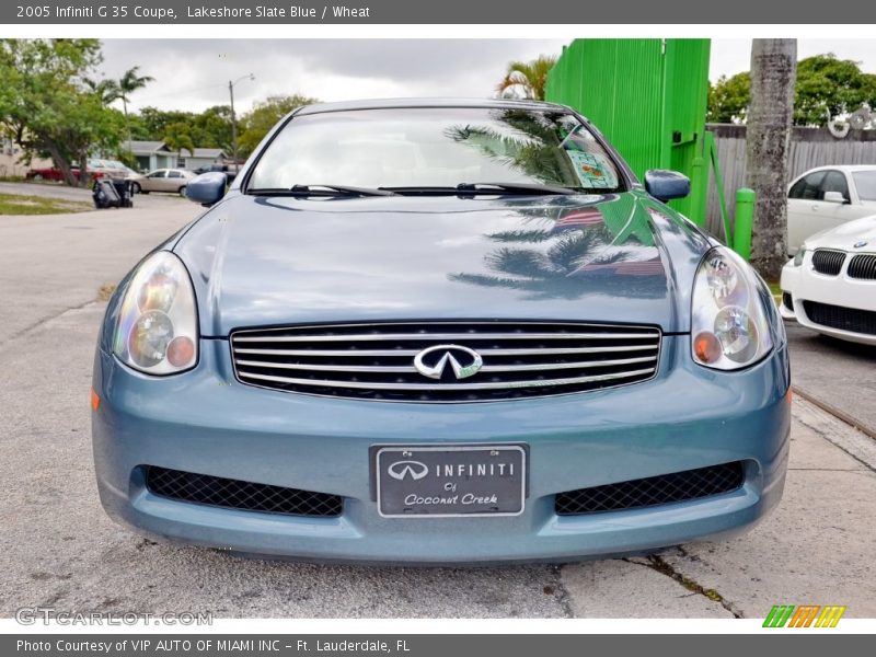 Lakeshore Slate Blue / Wheat 2005 Infiniti G 35 Coupe