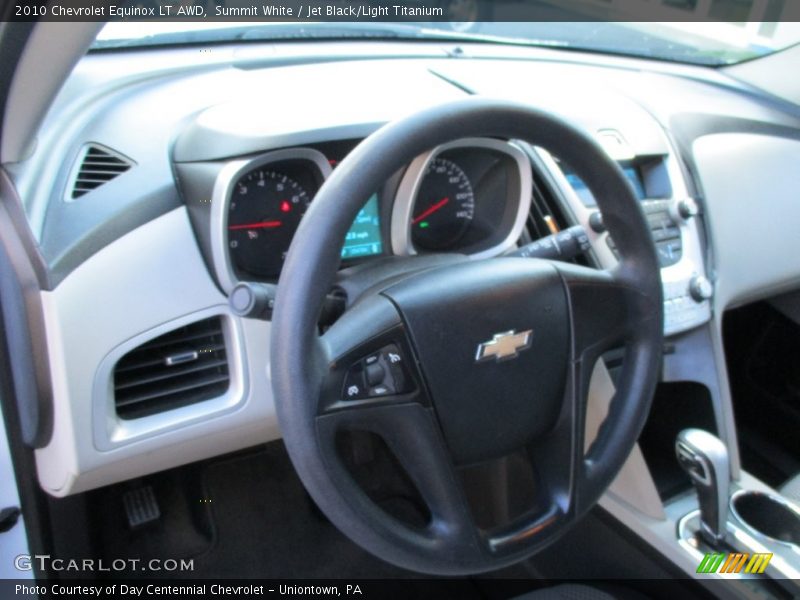 Summit White / Jet Black/Light Titanium 2010 Chevrolet Equinox LT AWD