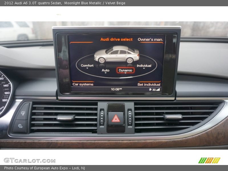 Moonlight Blue Metallic / Velvet Beige 2012 Audi A6 3.0T quattro Sedan