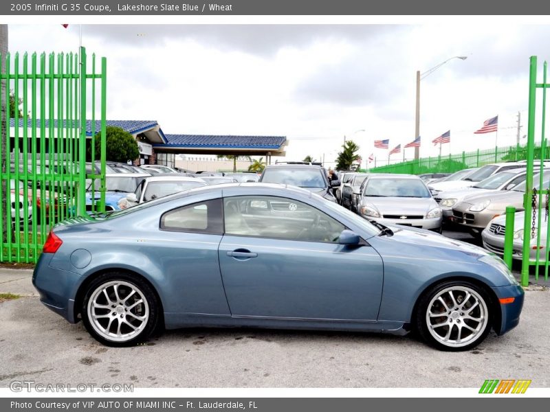 Lakeshore Slate Blue / Wheat 2005 Infiniti G 35 Coupe