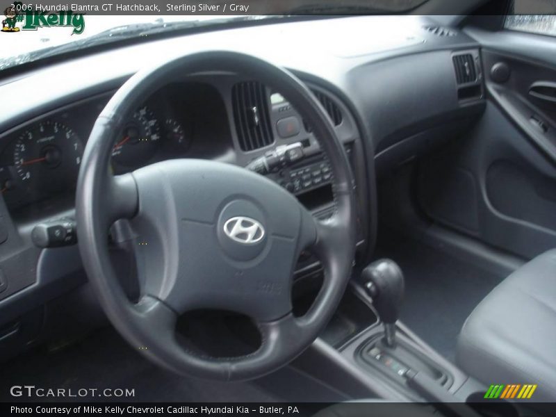 Sterling Silver / Gray 2006 Hyundai Elantra GT Hatchback