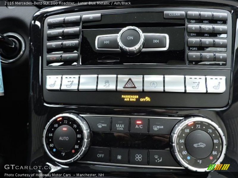 Controls of 2016 SLK 300 Roadster