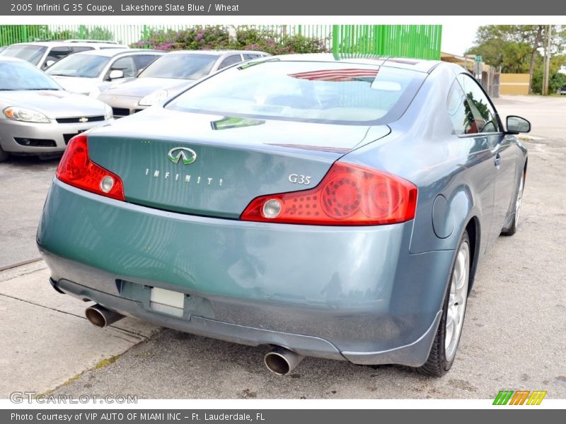 Lakeshore Slate Blue / Wheat 2005 Infiniti G 35 Coupe