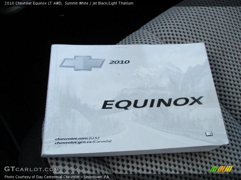 Summit White / Jet Black/Light Titanium 2010 Chevrolet Equinox LT AWD