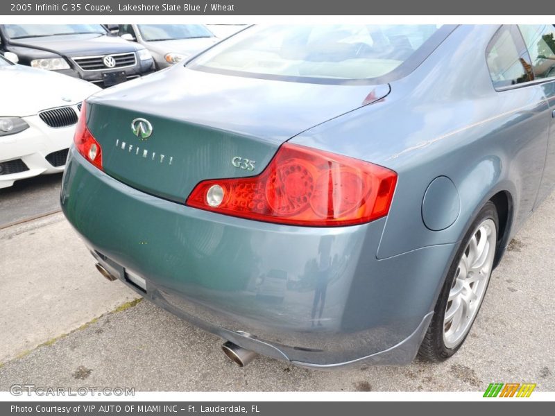 Lakeshore Slate Blue / Wheat 2005 Infiniti G 35 Coupe