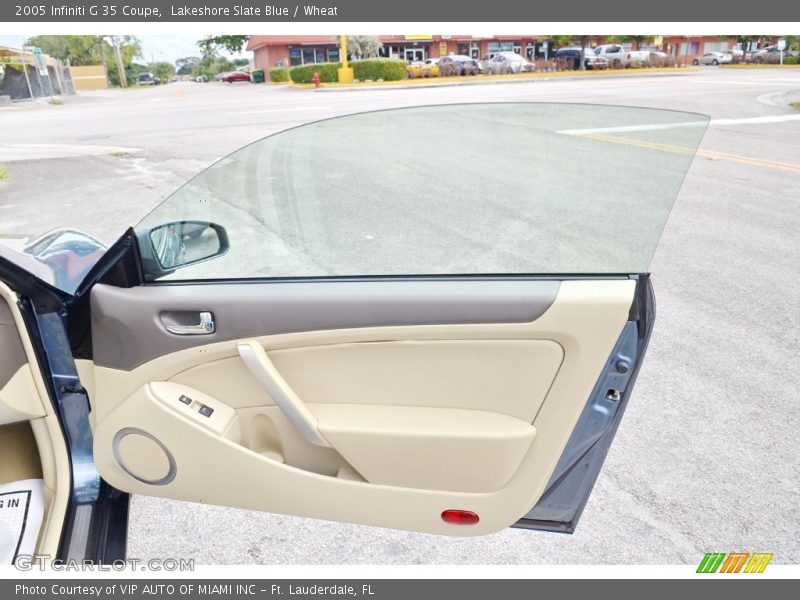 Lakeshore Slate Blue / Wheat 2005 Infiniti G 35 Coupe
