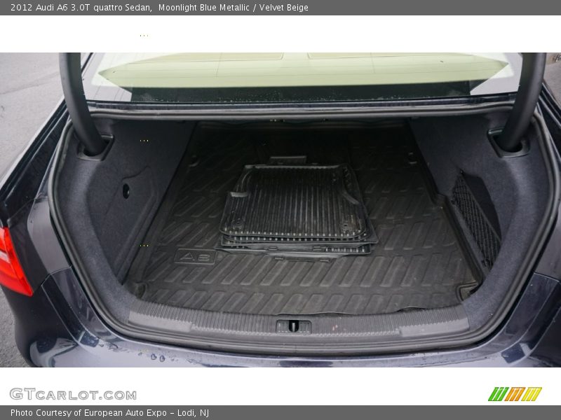 Moonlight Blue Metallic / Velvet Beige 2012 Audi A6 3.0T quattro Sedan
