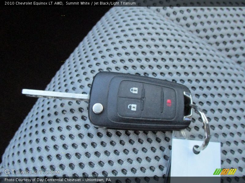 Summit White / Jet Black/Light Titanium 2010 Chevrolet Equinox LT AWD