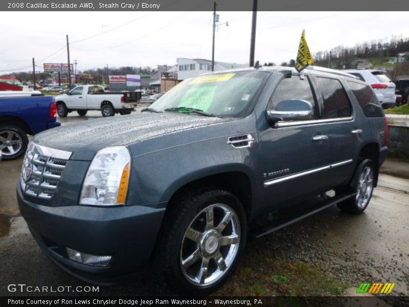 Stealth Gray / Ebony 2008 Cadillac Escalade AWD