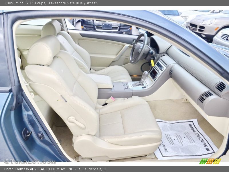 Lakeshore Slate Blue / Wheat 2005 Infiniti G 35 Coupe