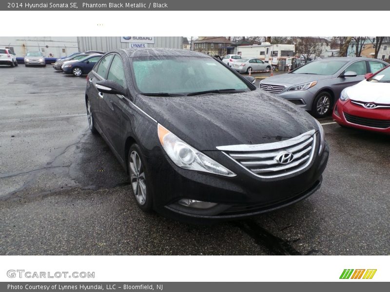 Phantom Black Metallic / Black 2014 Hyundai Sonata SE