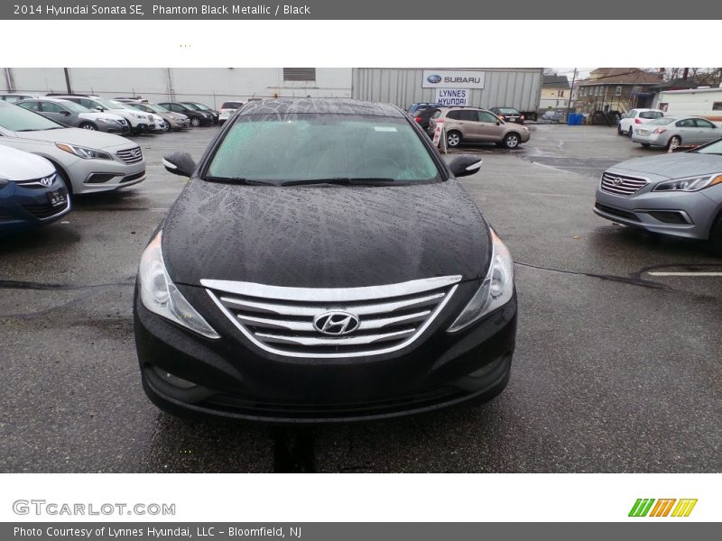 Phantom Black Metallic / Black 2014 Hyundai Sonata SE