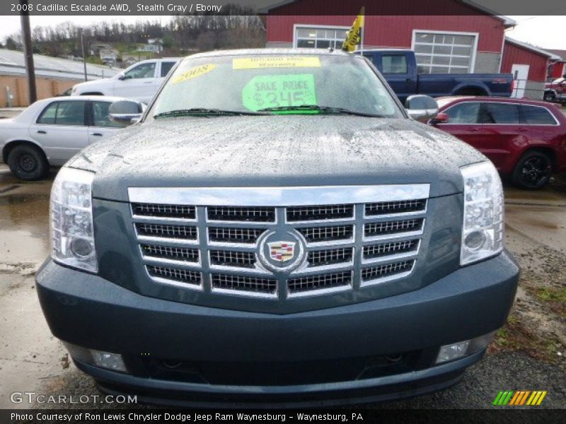Stealth Gray / Ebony 2008 Cadillac Escalade AWD