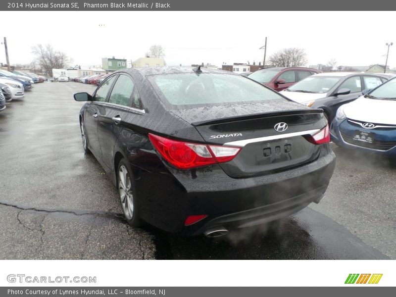 Phantom Black Metallic / Black 2014 Hyundai Sonata SE