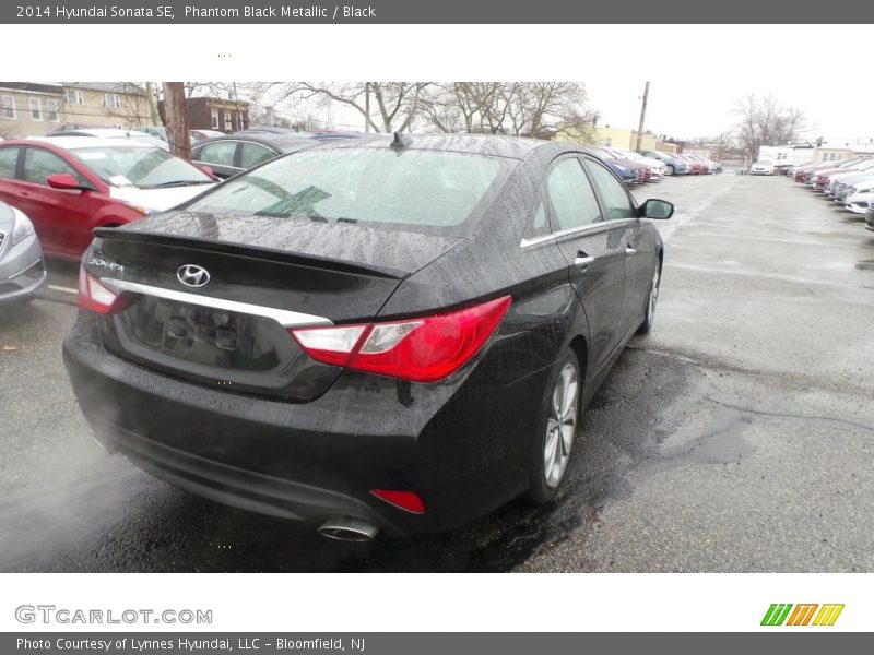 Phantom Black Metallic / Black 2014 Hyundai Sonata SE