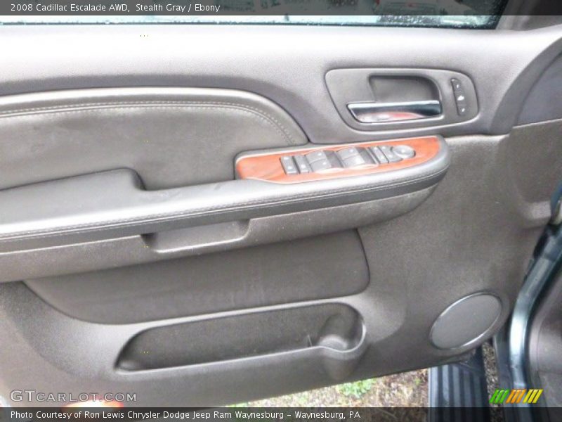 Stealth Gray / Ebony 2008 Cadillac Escalade AWD