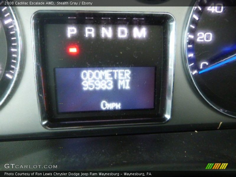 Stealth Gray / Ebony 2008 Cadillac Escalade AWD