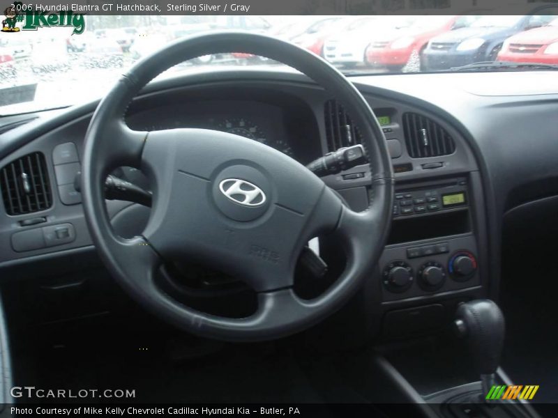 Sterling Silver / Gray 2006 Hyundai Elantra GT Hatchback