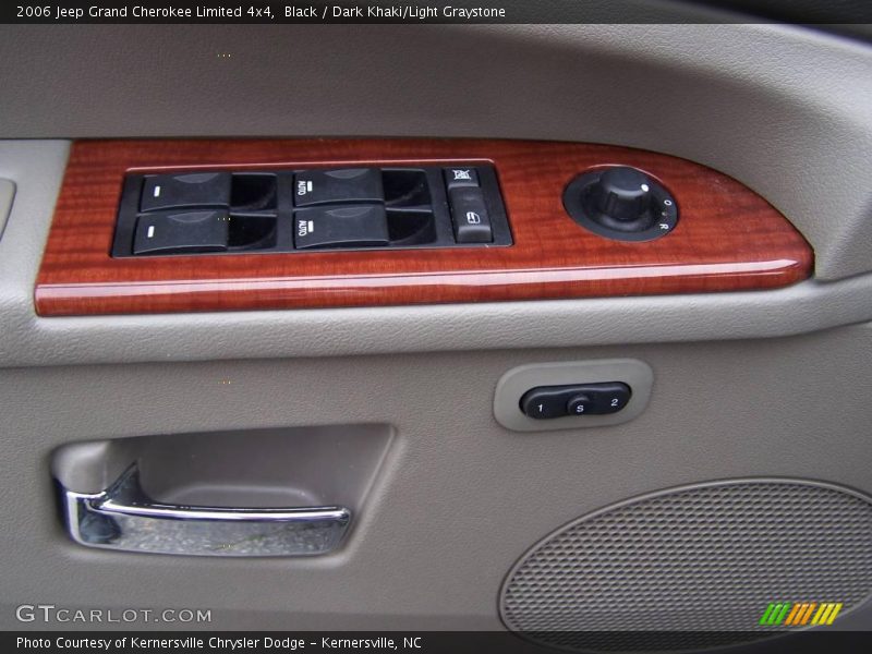 Black / Dark Khaki/Light Graystone 2006 Jeep Grand Cherokee Limited 4x4