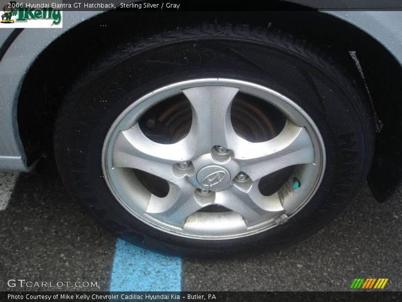 Sterling Silver / Gray 2006 Hyundai Elantra GT Hatchback