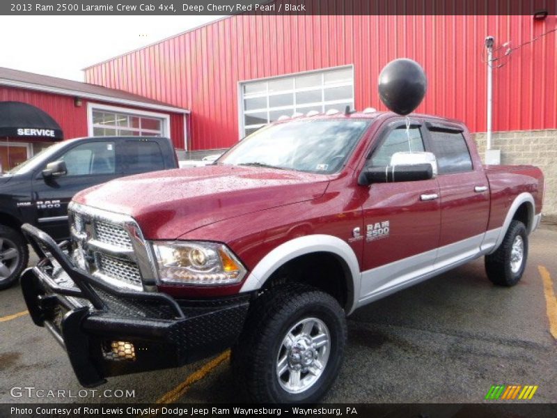 Deep Cherry Red Pearl / Black 2013 Ram 2500 Laramie Crew Cab 4x4