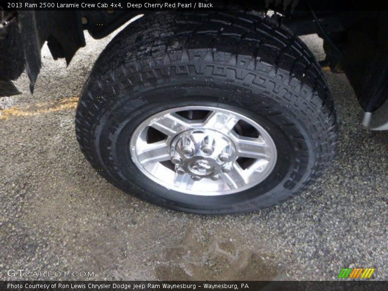 Deep Cherry Red Pearl / Black 2013 Ram 2500 Laramie Crew Cab 4x4