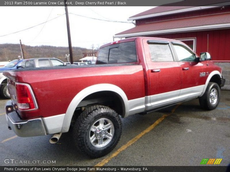 Deep Cherry Red Pearl / Black 2013 Ram 2500 Laramie Crew Cab 4x4