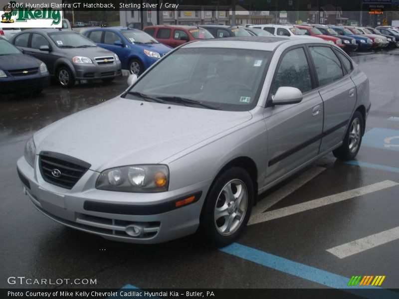 Sterling Silver / Gray 2006 Hyundai Elantra GT Hatchback