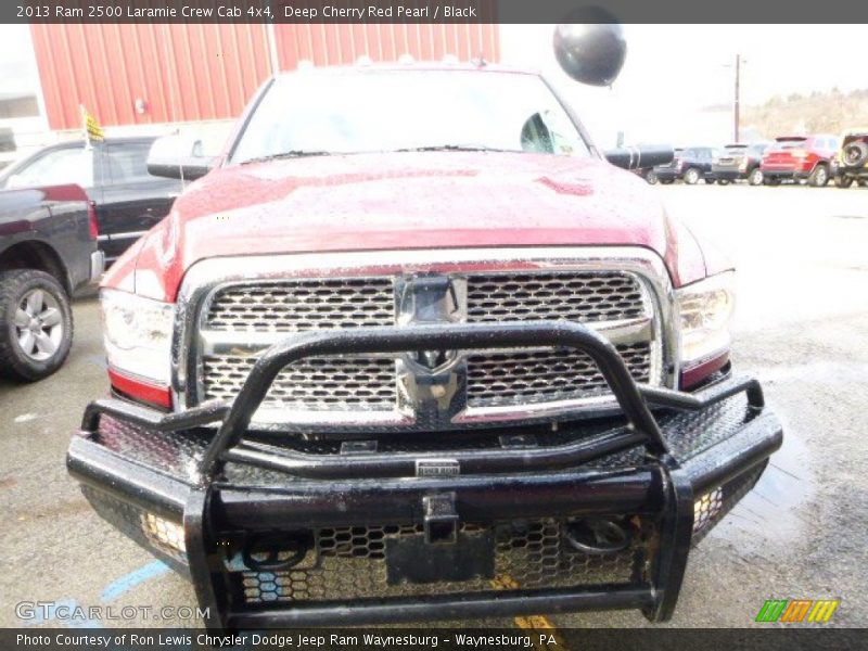 Deep Cherry Red Pearl / Black 2013 Ram 2500 Laramie Crew Cab 4x4