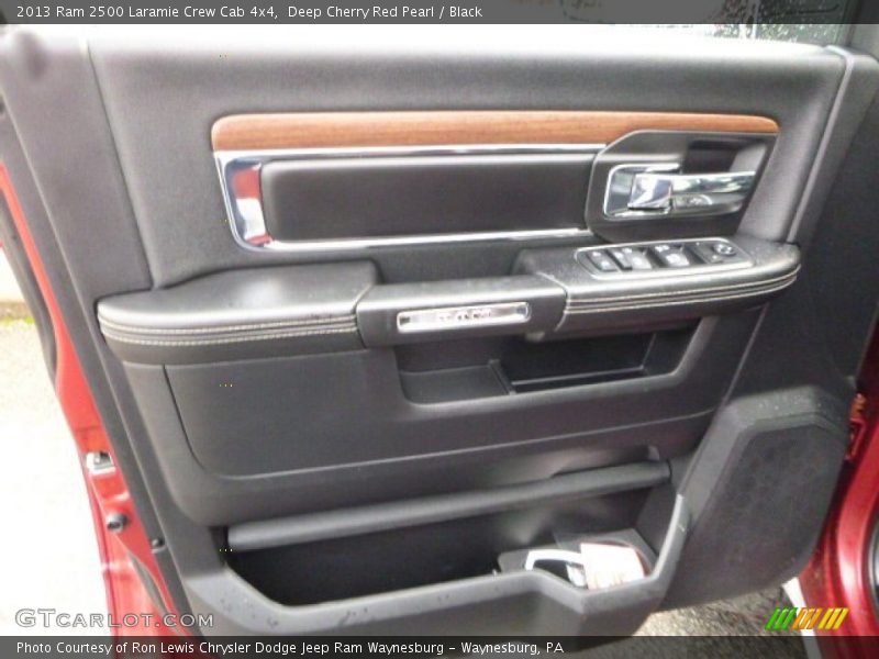 Deep Cherry Red Pearl / Black 2013 Ram 2500 Laramie Crew Cab 4x4