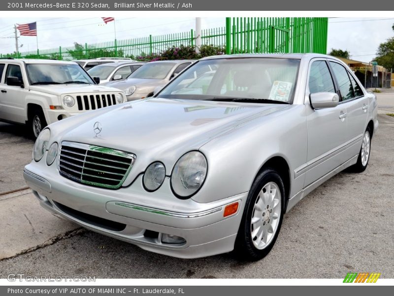 Brilliant Silver Metallic / Ash 2001 Mercedes-Benz E 320 Sedan