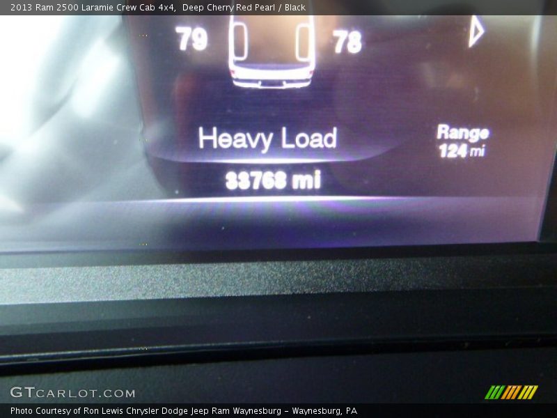 Deep Cherry Red Pearl / Black 2013 Ram 2500 Laramie Crew Cab 4x4