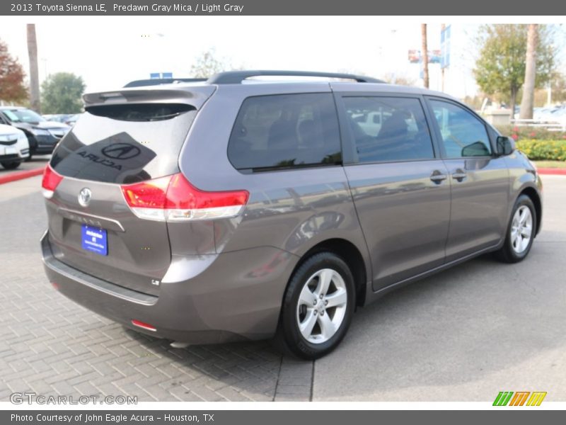 Predawn Gray Mica / Light Gray 2013 Toyota Sienna LE