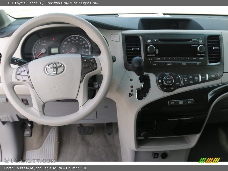 Predawn Gray Mica / Light Gray 2013 Toyota Sienna LE