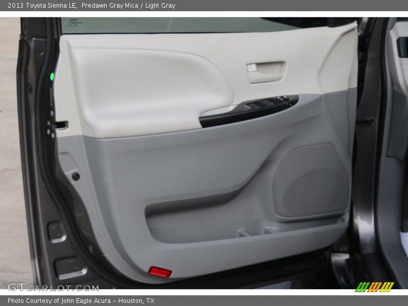 Predawn Gray Mica / Light Gray 2013 Toyota Sienna LE