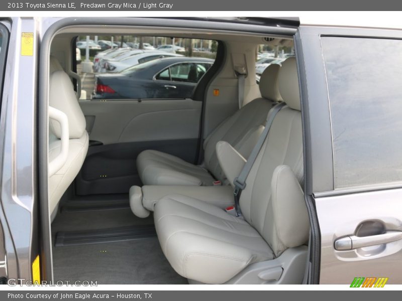 Predawn Gray Mica / Light Gray 2013 Toyota Sienna LE