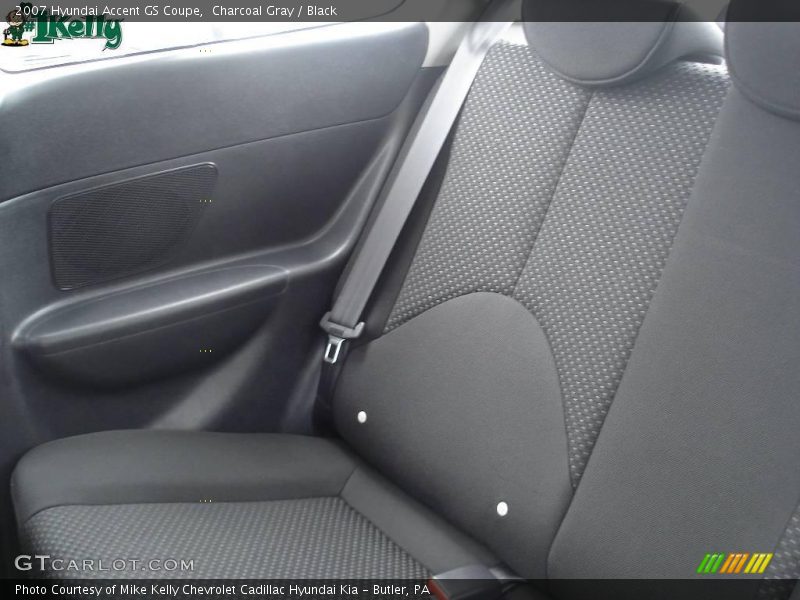 Charcoal Gray / Black 2007 Hyundai Accent GS Coupe