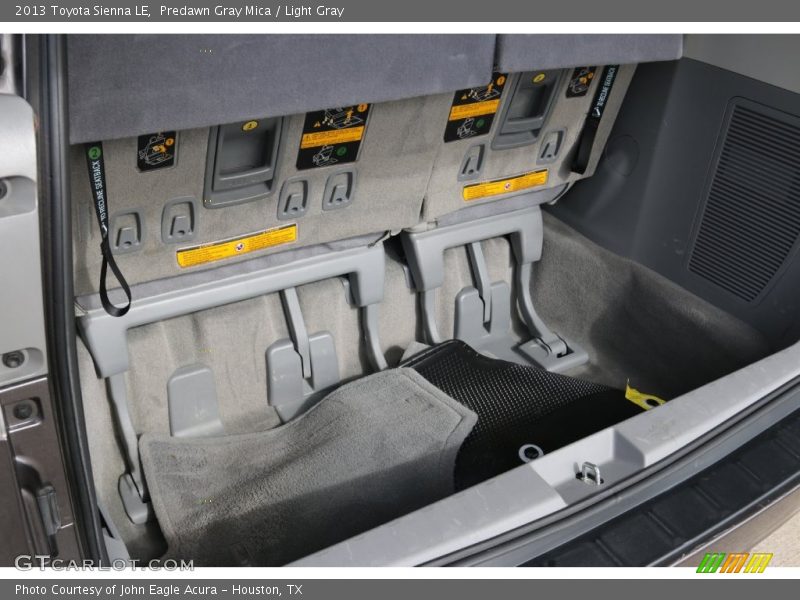 Predawn Gray Mica / Light Gray 2013 Toyota Sienna LE