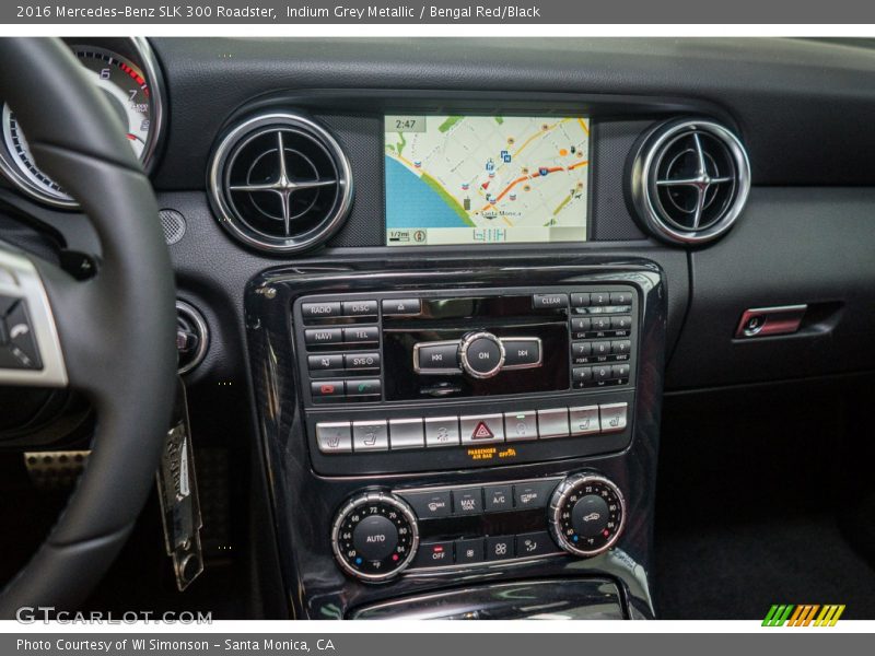 Controls of 2016 SLK 300 Roadster