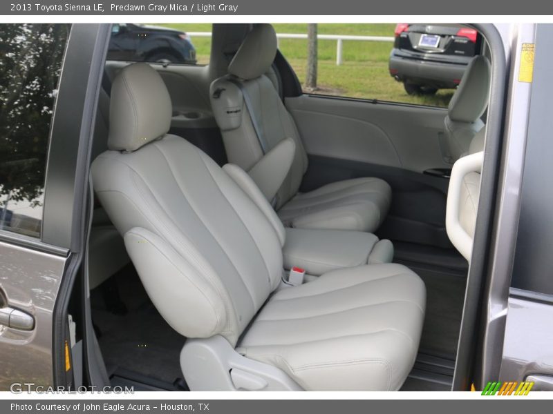 Predawn Gray Mica / Light Gray 2013 Toyota Sienna LE